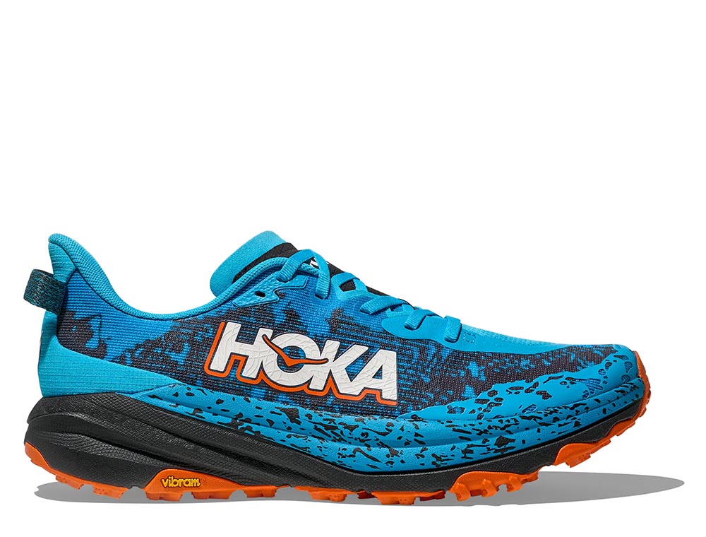 Buty Hoka Speedgoat 6 M Niebiesko-Pomarańczowe [1147791
