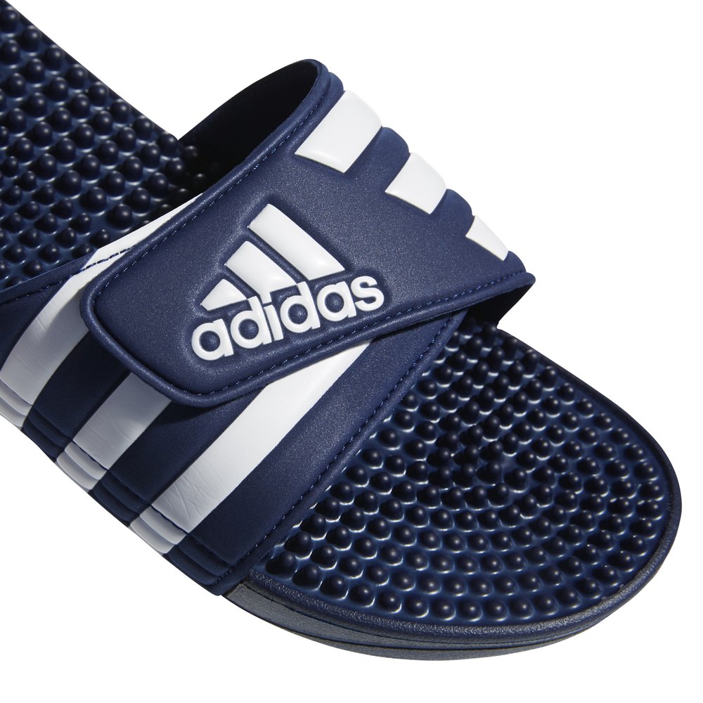 Klapki męskie adidas Adissage M Granatowo-Białe