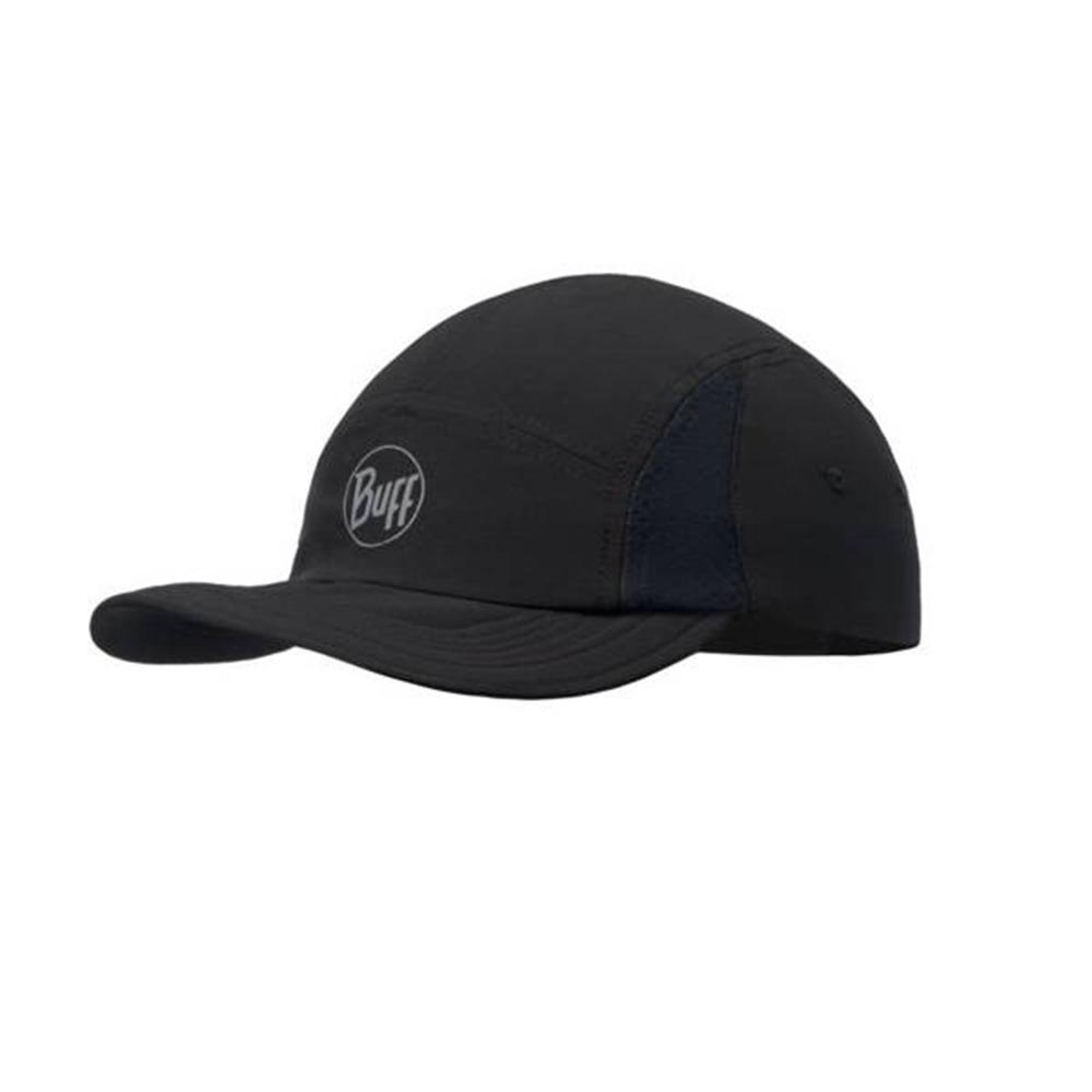 Czapka Buff Run 5 Panels Cap R-Solid Black S/M U Czarna