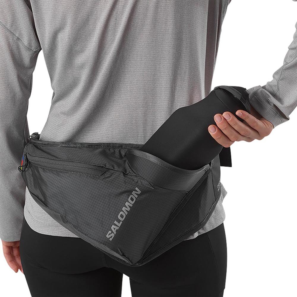 Pas do biegania Salomon Cross Season Bottle Belt U Czarny