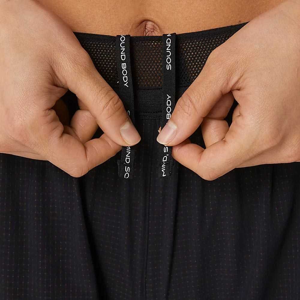 Spodenki Asics Metarun Split Short W Czarne