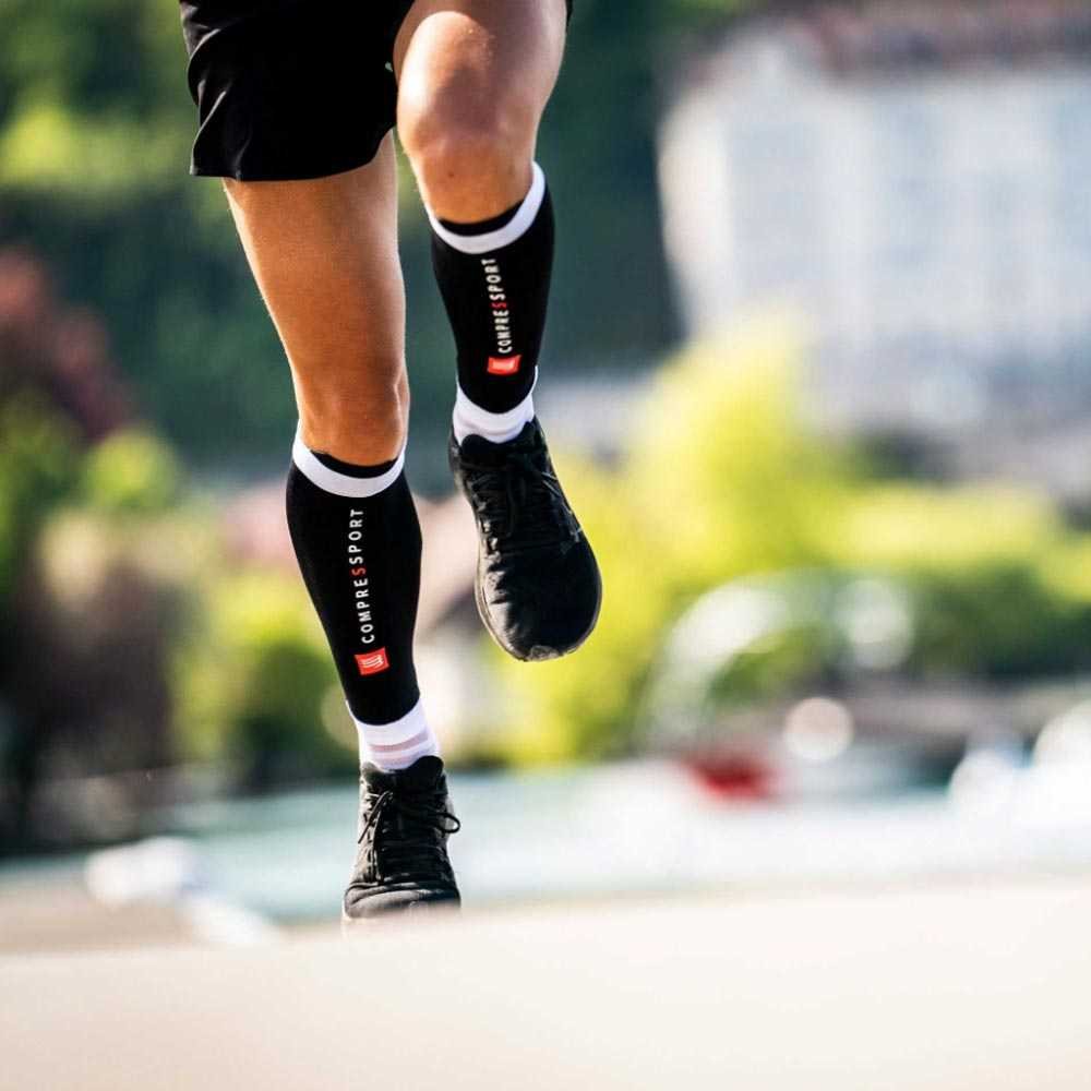 Opaski Compressport R2 3.0 Calf Sleeves U Czarne