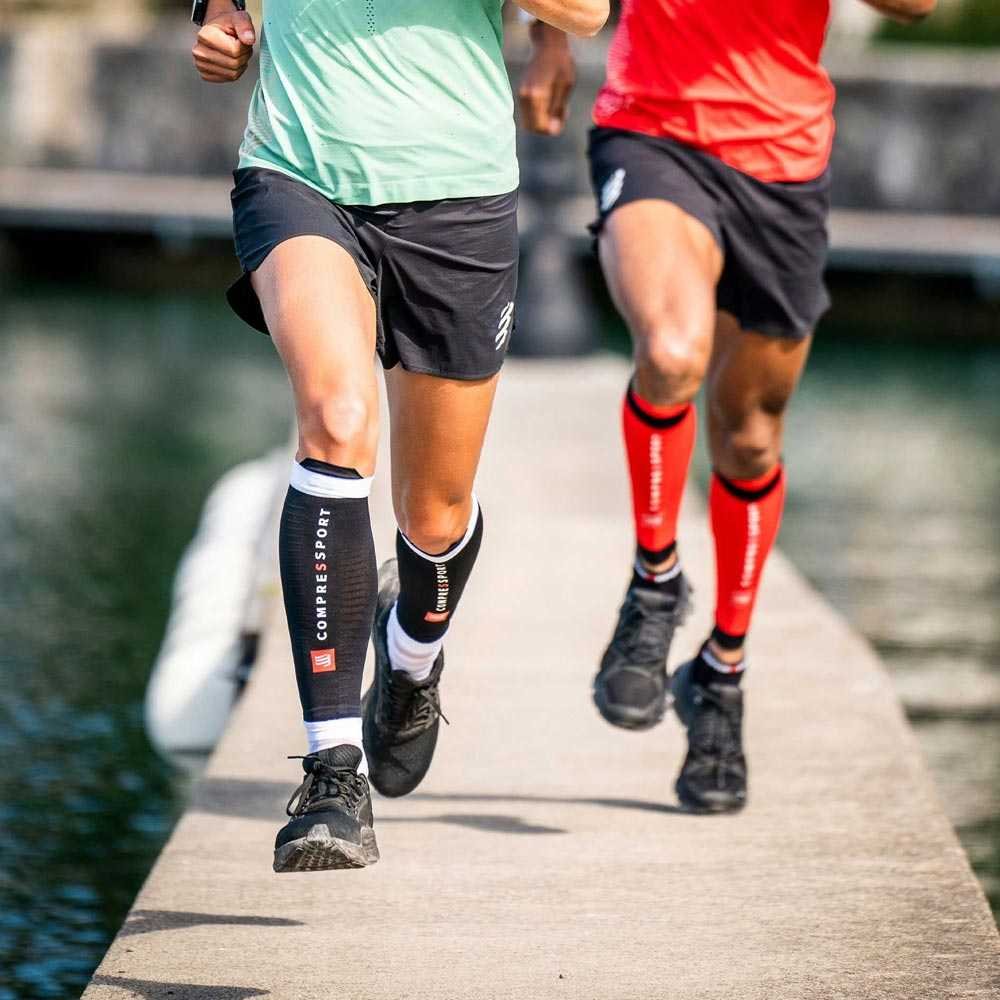 Opaski Compressport R2 3.0 Calf Sleeves U Czarne