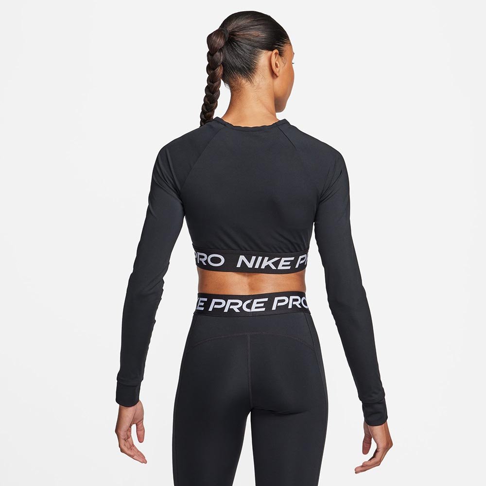 Koszulka Nike Pro 365 W Czarno-Biała