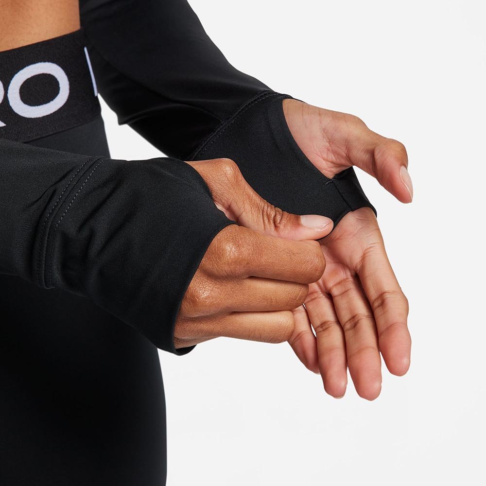 Koszulka Nike Pro 365 W Czarno-Biała