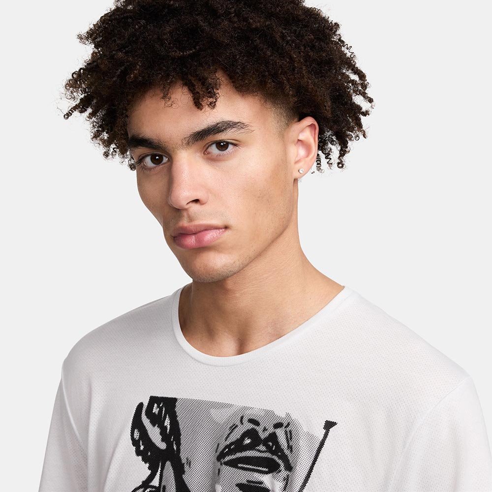 Koszulka Nike Rise 365 Run Energy M Biało-Czarna