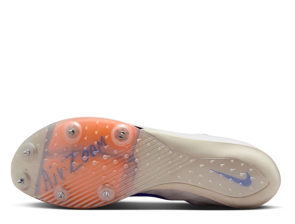 Kolce do biegania Nike Air Zoom Maxfly 2 Blueprint U Biało-Niebieskie