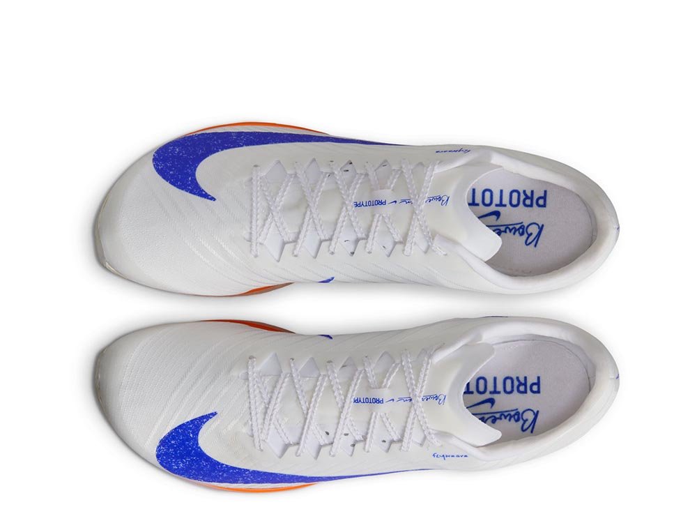 Kolce do biegania Nike Air Zoom Maxfly 2 Blueprint U Biało-Niebieskie