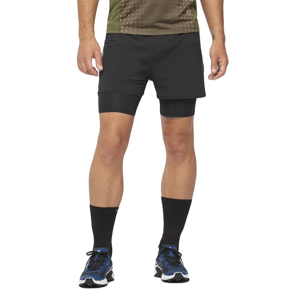 Spodenki Salomon Sense 2in1 Shorts M Czarne