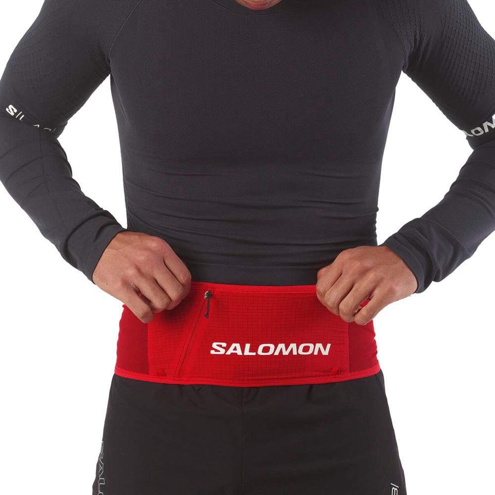 Pas Salomon S/LAB Belt U Czerwony