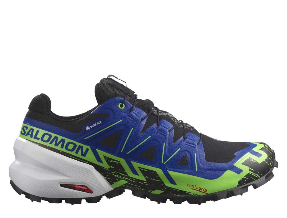 Buty Salomon Spikecross 6 Gore-Tex M Czarno-Niebieskie