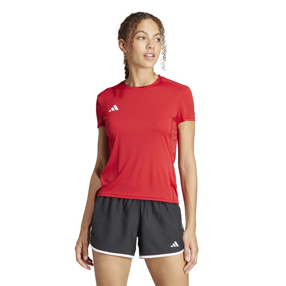 Koszulka adidas Adizero Tee W Czerwona