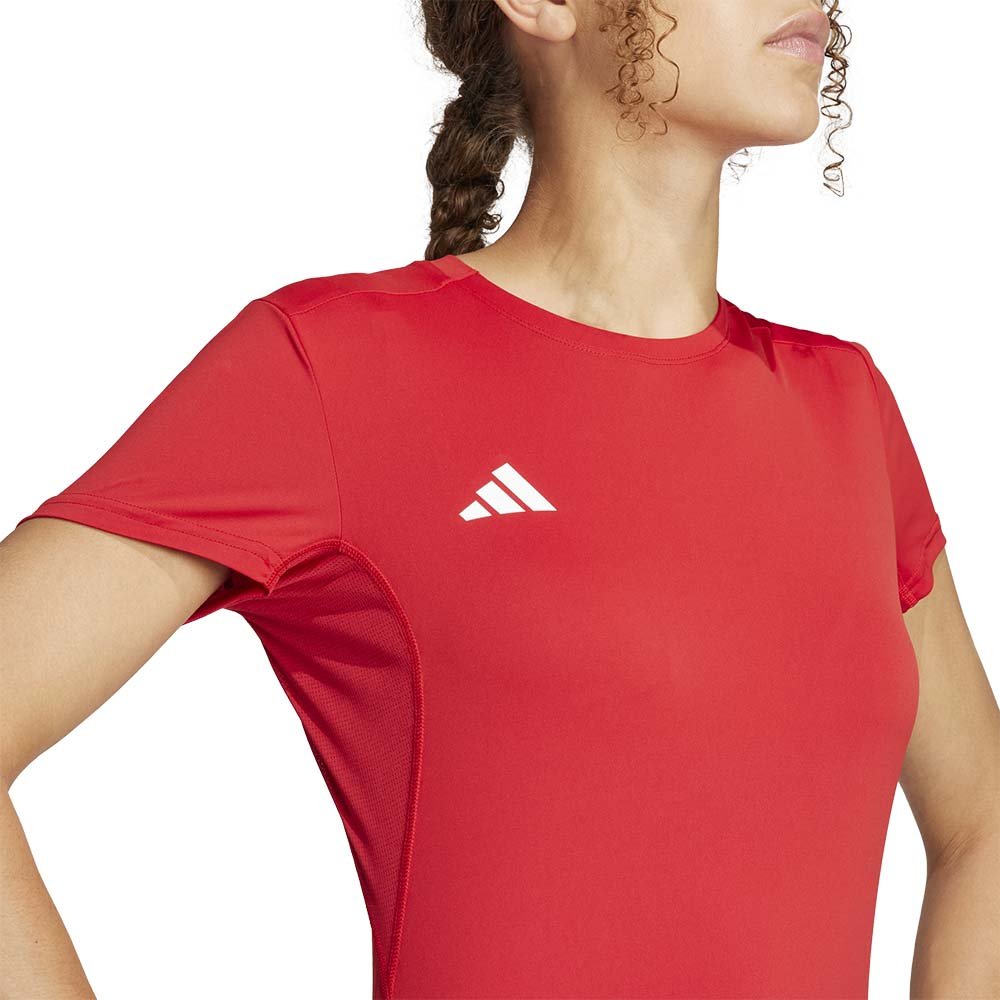 Koszulka adidas Adizero Tee W Czerwona