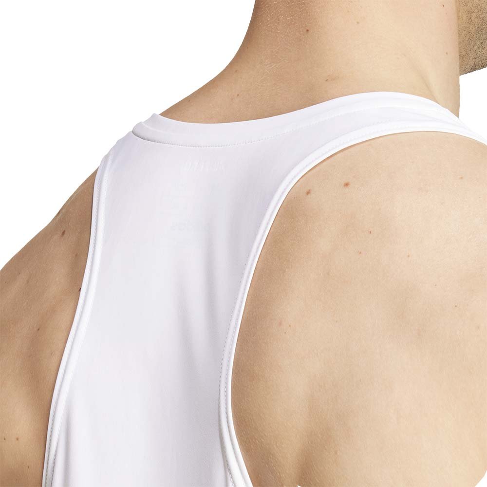 Koszulka adidas Adizero Tank Essentials M Biała