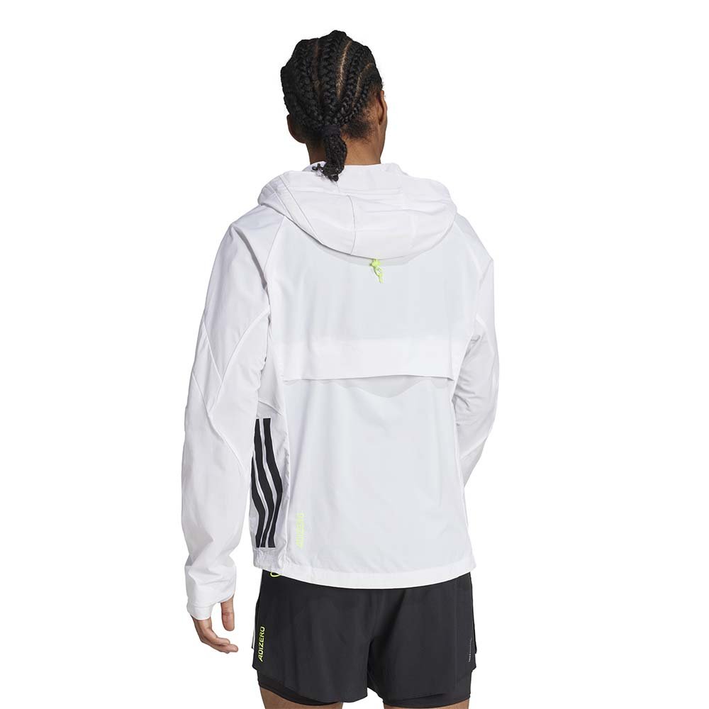 Kurtka adidas Adizero Running Jacket M Biało-Czarna
