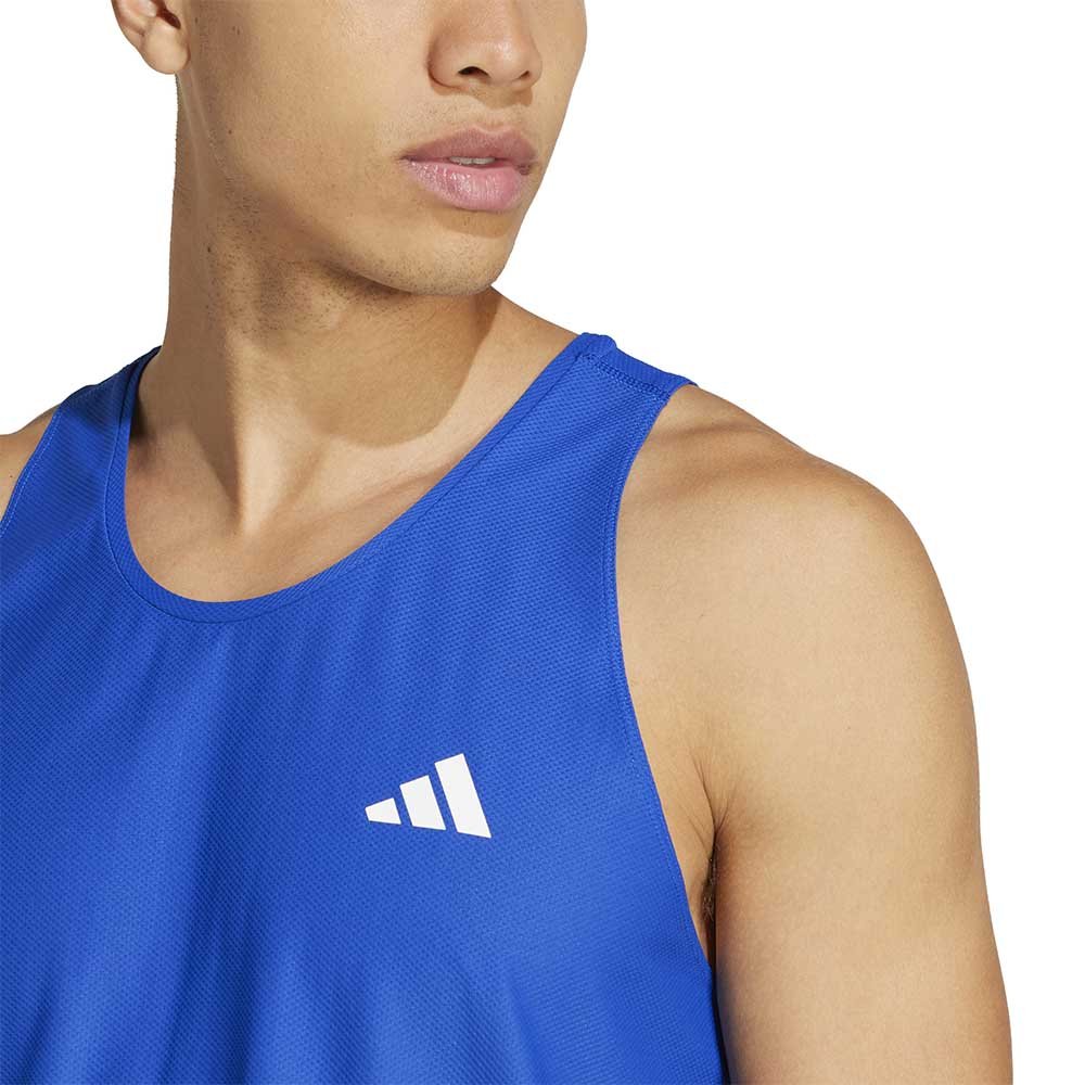 Koszulka adidas Own The Run Singlet M Niebieska