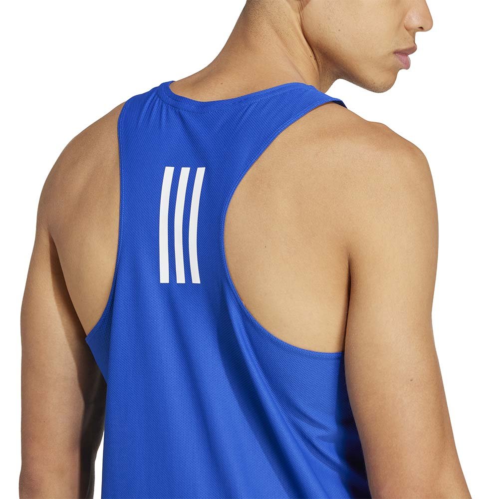 Koszulka adidas Own The Run Singlet M Niebieska