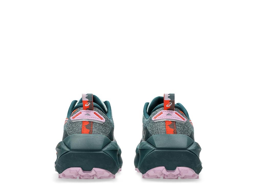 Buty Asics Trabuco Max 4 W Zielono-Pomarańczowe