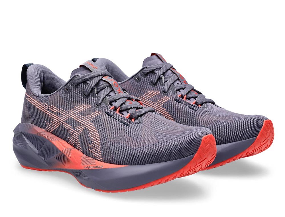 Buty Asics Novablast 5 W Fioletowo-Koralowe