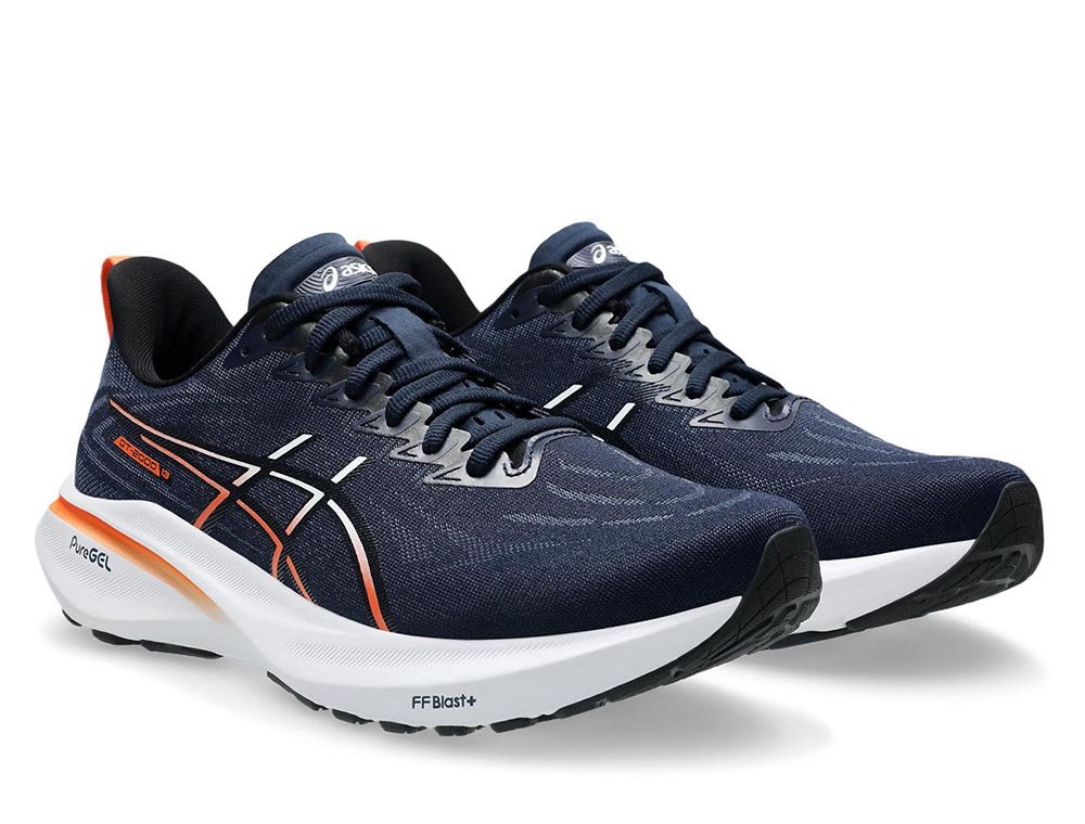 Buty Asics GT-2000 13 M Granatowo-Pomarańczowe