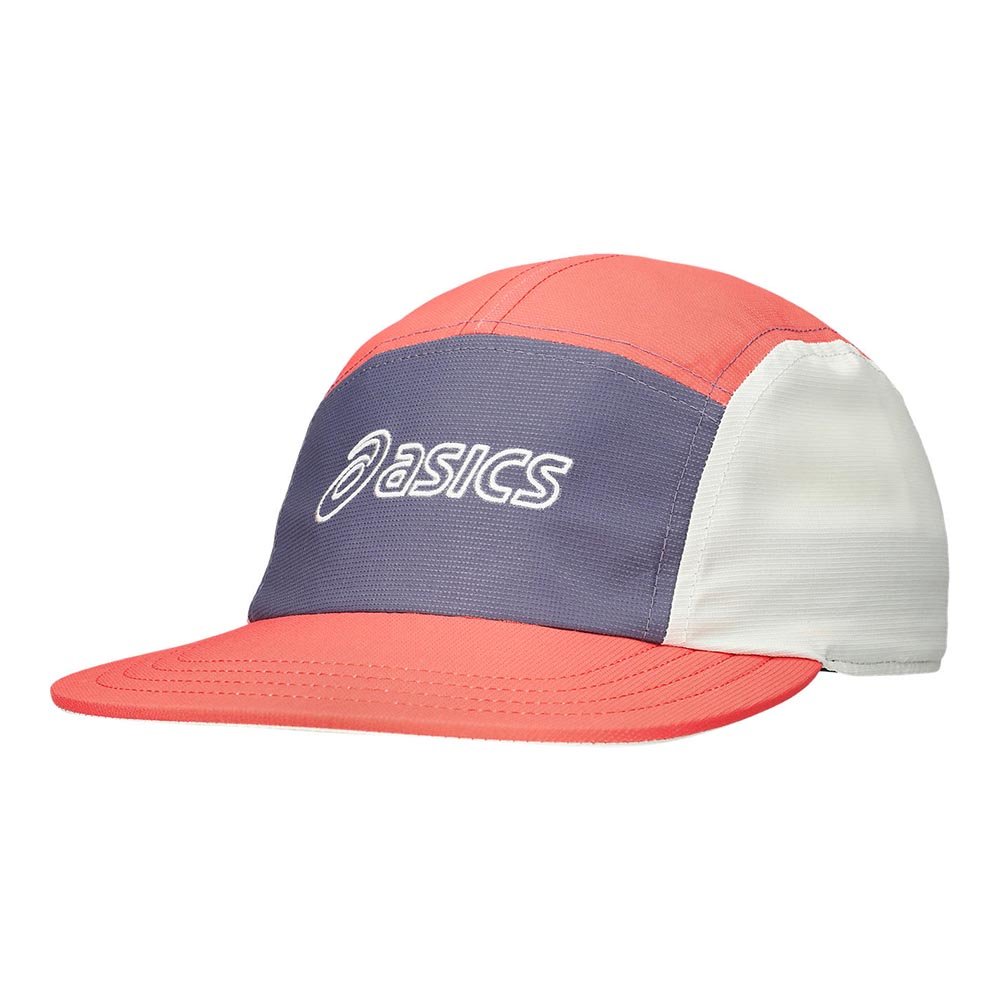 Czapka Asics 5 Panel Cap U Koralowo-Fioletowa
