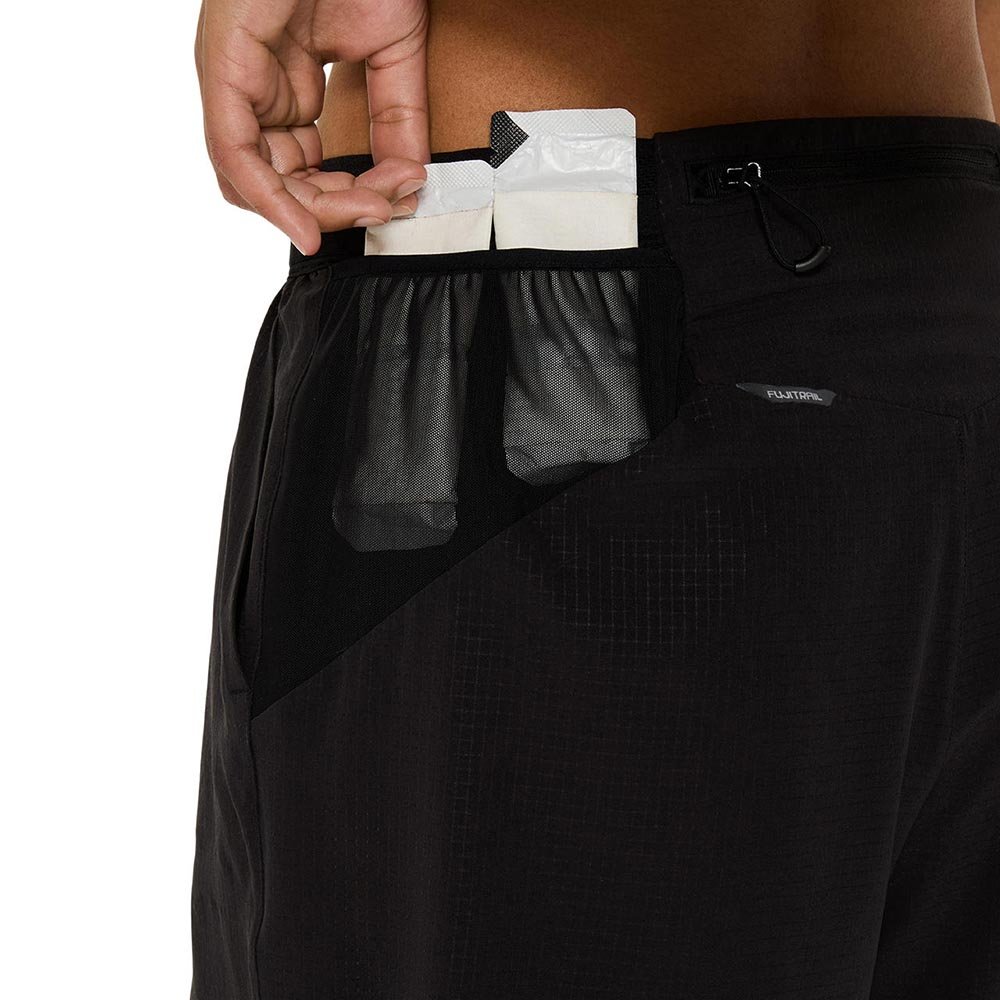 Spodenki Asics Fujitrail Elite Short W Czarne