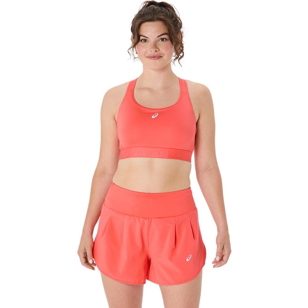 Stanik Asics Road Compression Bra W Koralowy