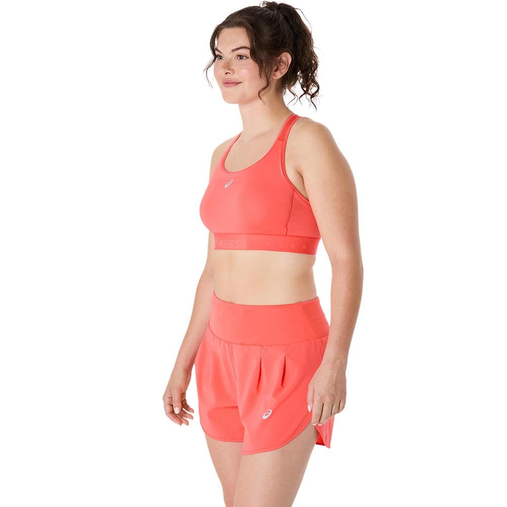 Stanik Asics Road Compression Bra W Koralowy