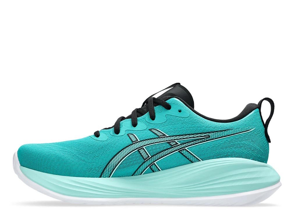 Buty Asics Gel-Cumulus 27 M Turkusowo-Czarne