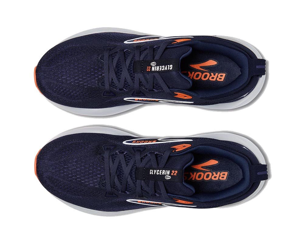 Buty Brooks Glycerin 22 M Granatowo-Pomarańczowe