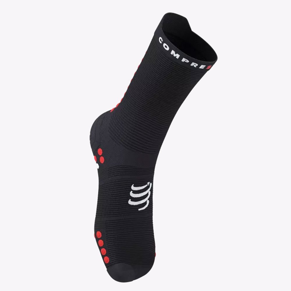 Skarpety Compressport Pro Racing Socks v4.0 U Czarno-Czerwone