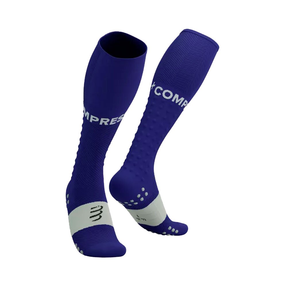 Skarpety kompresyjne Compressport Full Socks Run U Niebieskie