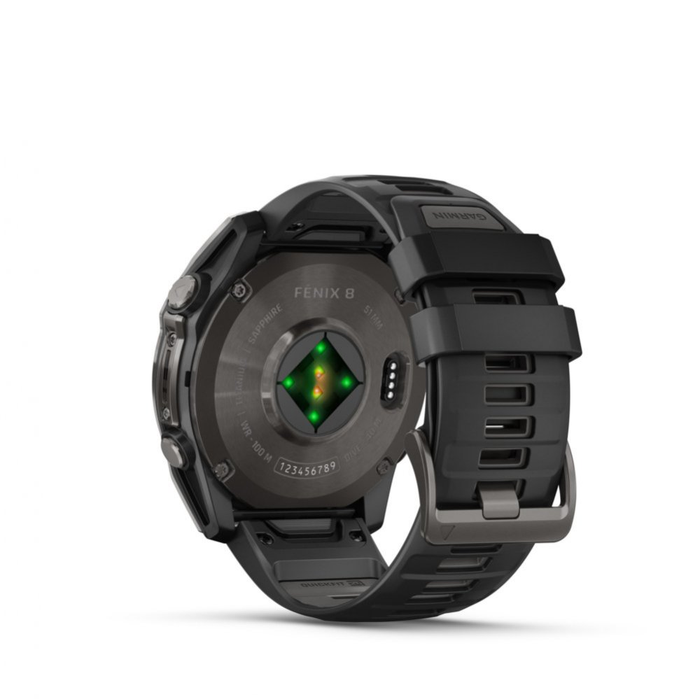 Zegarek Garmin Fenix 8 Amoled Sapphire (51mm) U Czarny