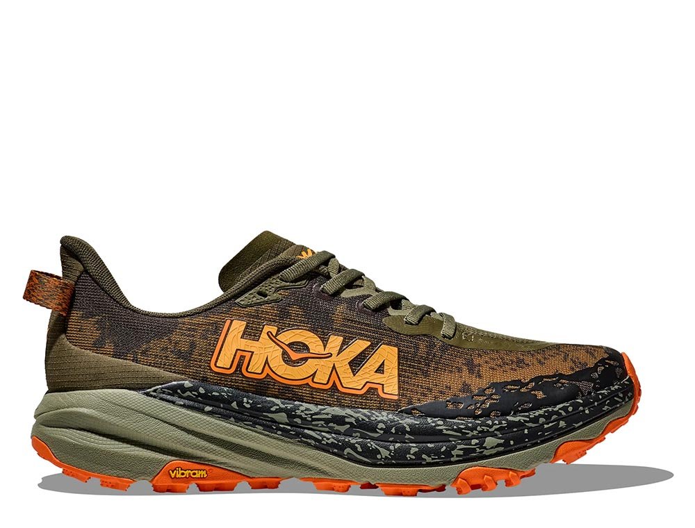 Buty Hoka Speedgoat 6 M Brązowo-Pomarańczowe