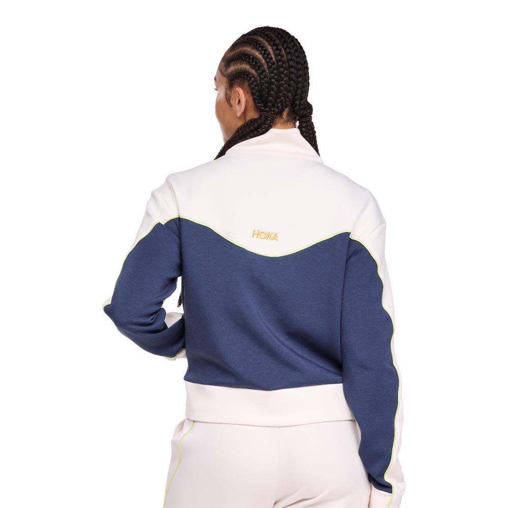 Kurtka Hoka Kaitoro Knit Jacket W Biało-Niebieska