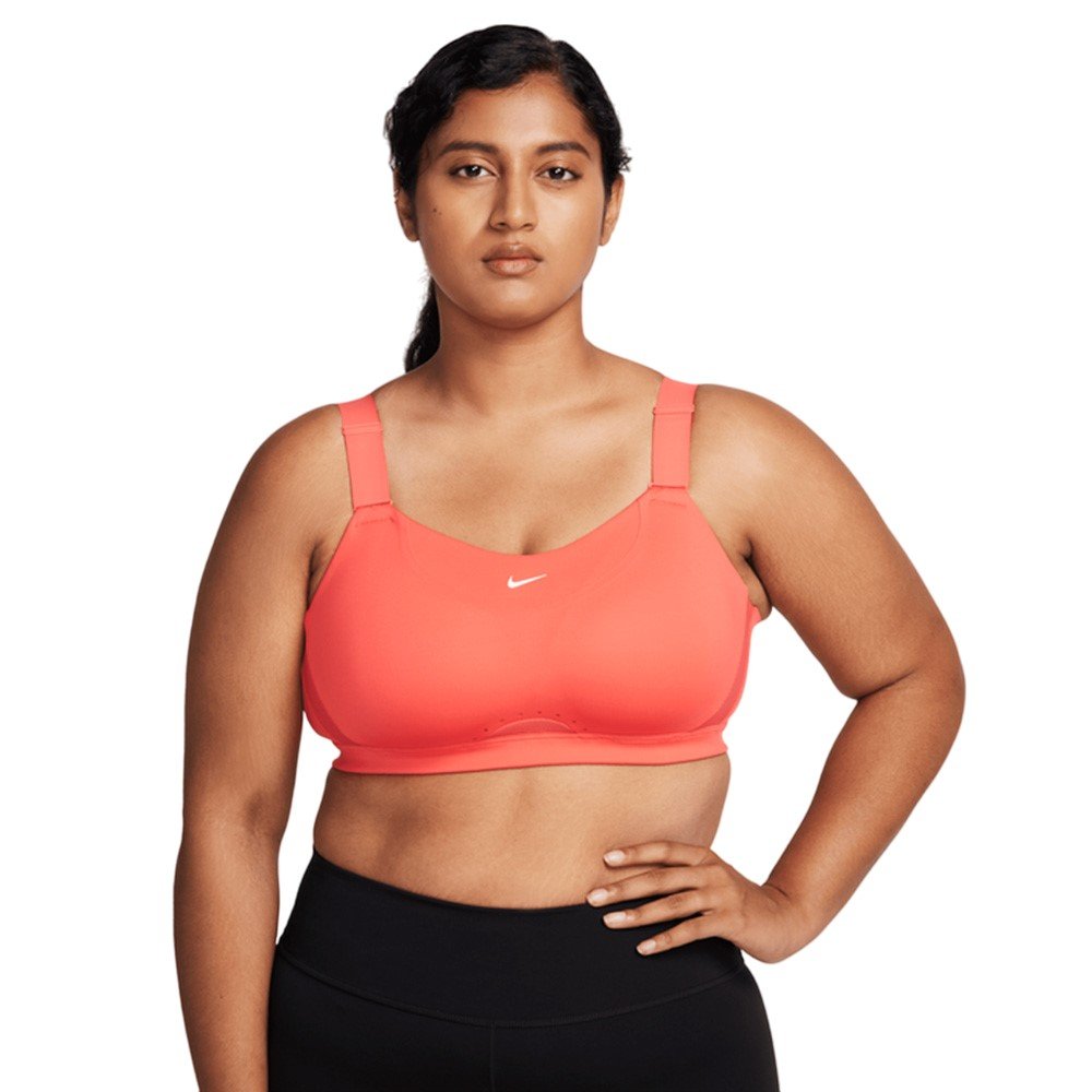 Stanik Nike Alpha W Pomarańczowy