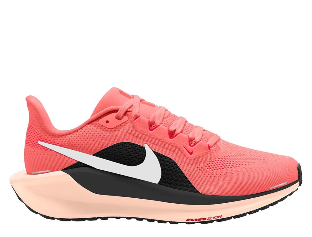 Buty Nike Pegasus 41 W Koralowo-Czarne