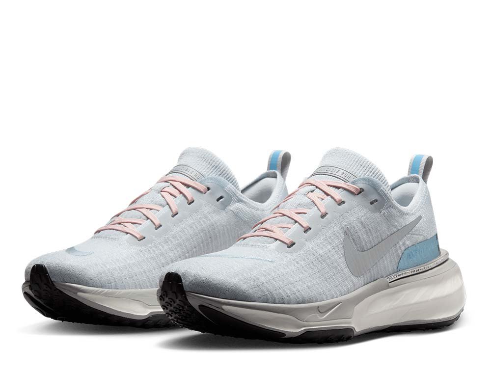 Buty Nike ZoomX Invincible Run Flyknit 3 W Błękitno-Białe