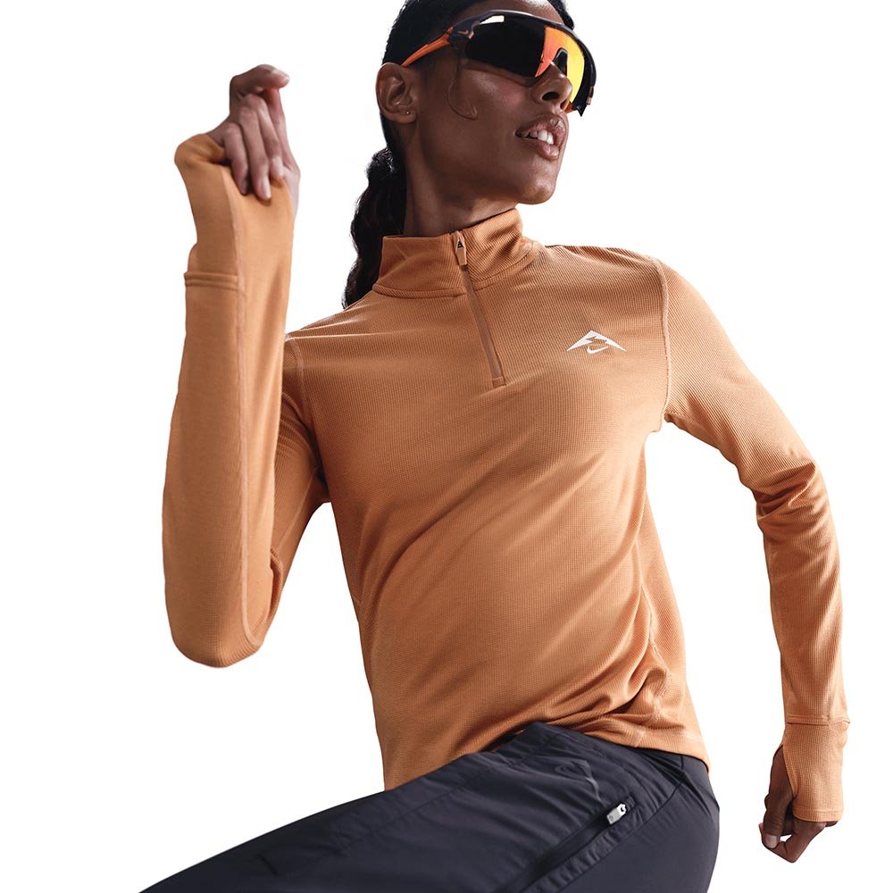Bluza Nike Trail Dri-FIT Midlayer W Pomarańczowa