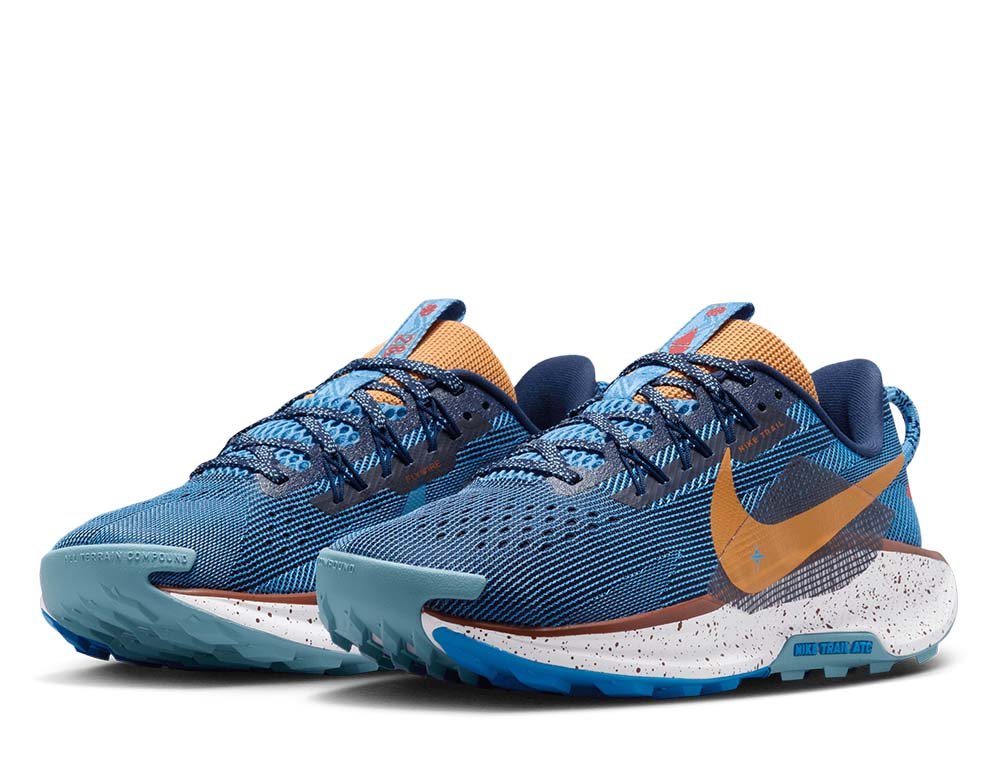 Buty Nike ReactX Pegasus Trail 5 W Niebiesko-Pomarańczowe