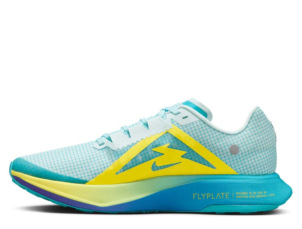 Buty Nike Zoomx Ultrafly Trail M Niebiesko-Żółte