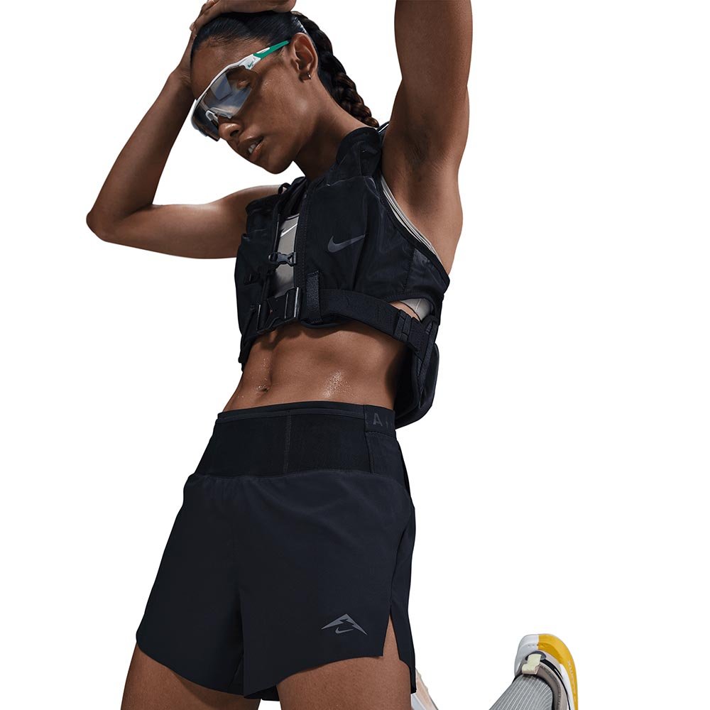 Spodenki Nike Trail Dri-FIT Mid Rise W Czarne