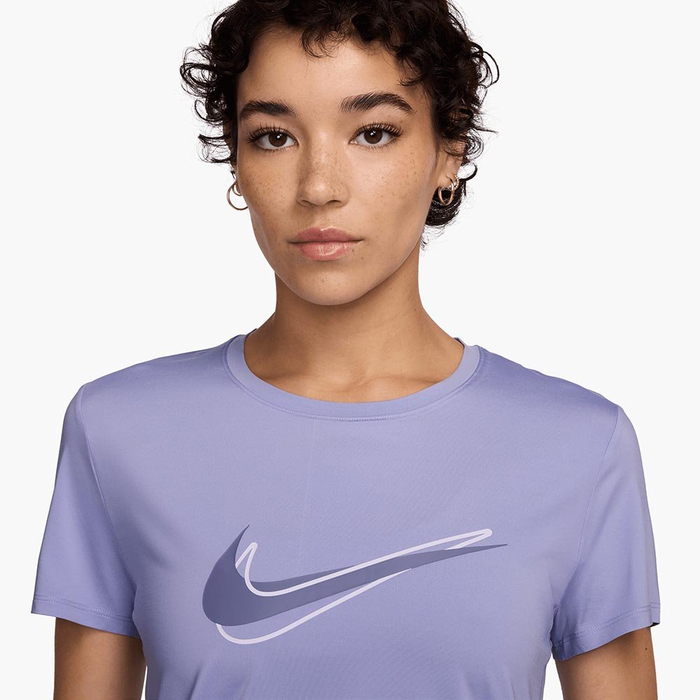 Koszulka Nike One Swoosh W Fioletowa