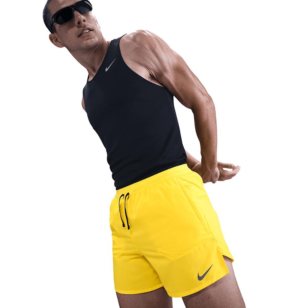Spodenki Nike Dri-FIT Stride M Żółte