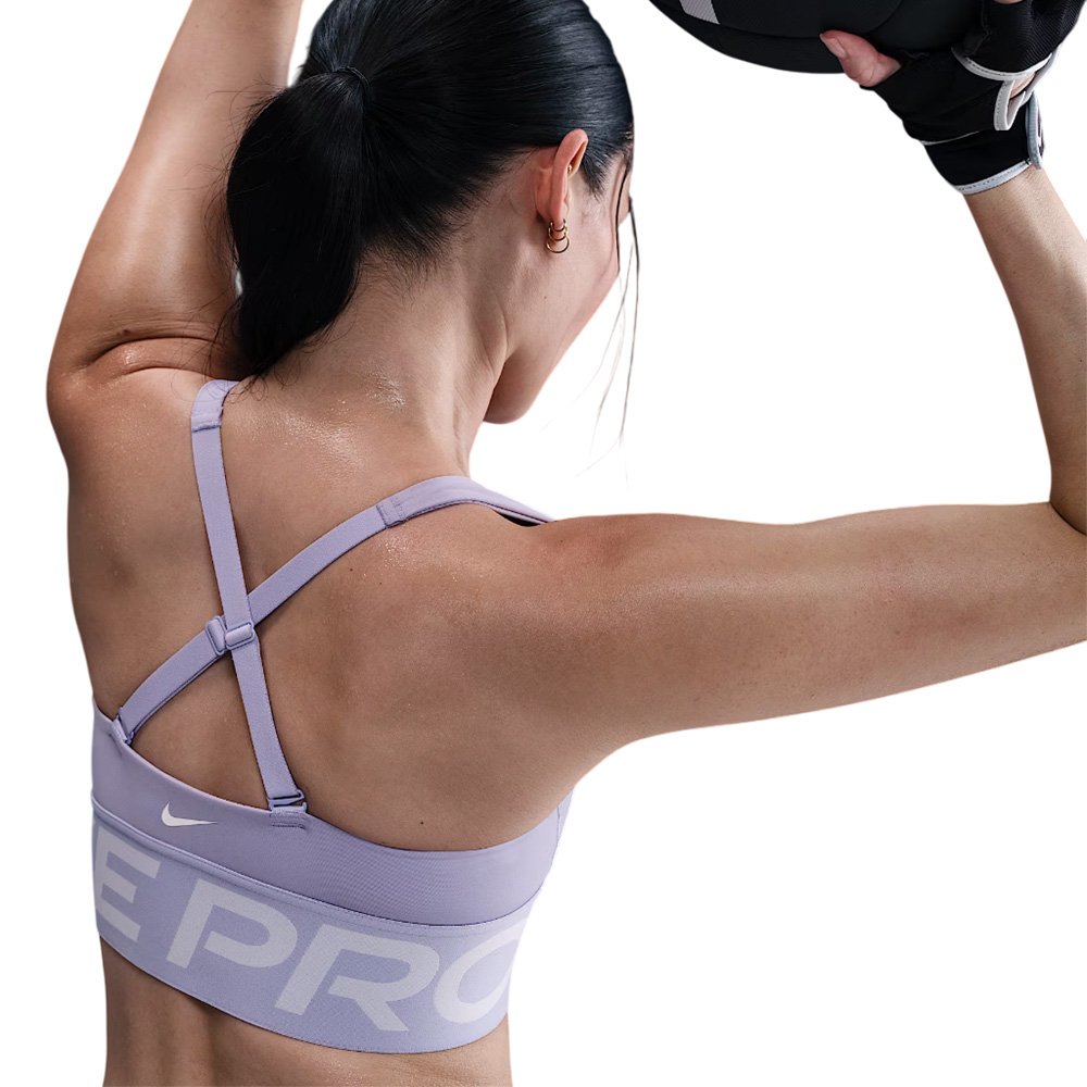 Stanik Nike Pro Indy Plunge W Fioletowy