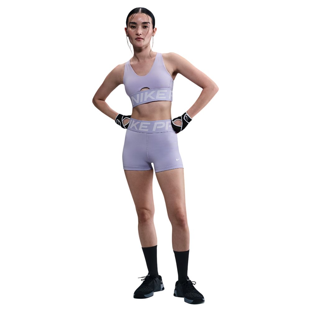 Stanik Nike Pro Indy Plunge W Fioletowy