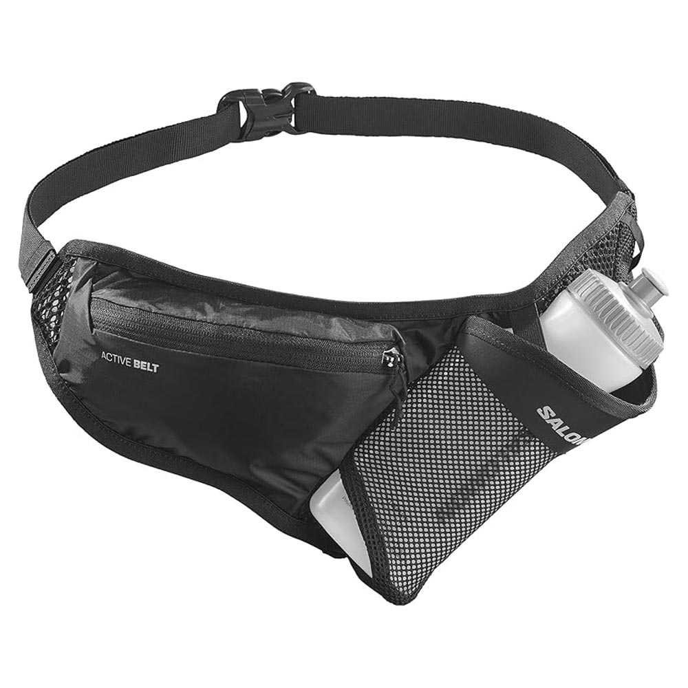 Pas do biegania Salomon Active Belt 3D Bottle Belt U Czarne