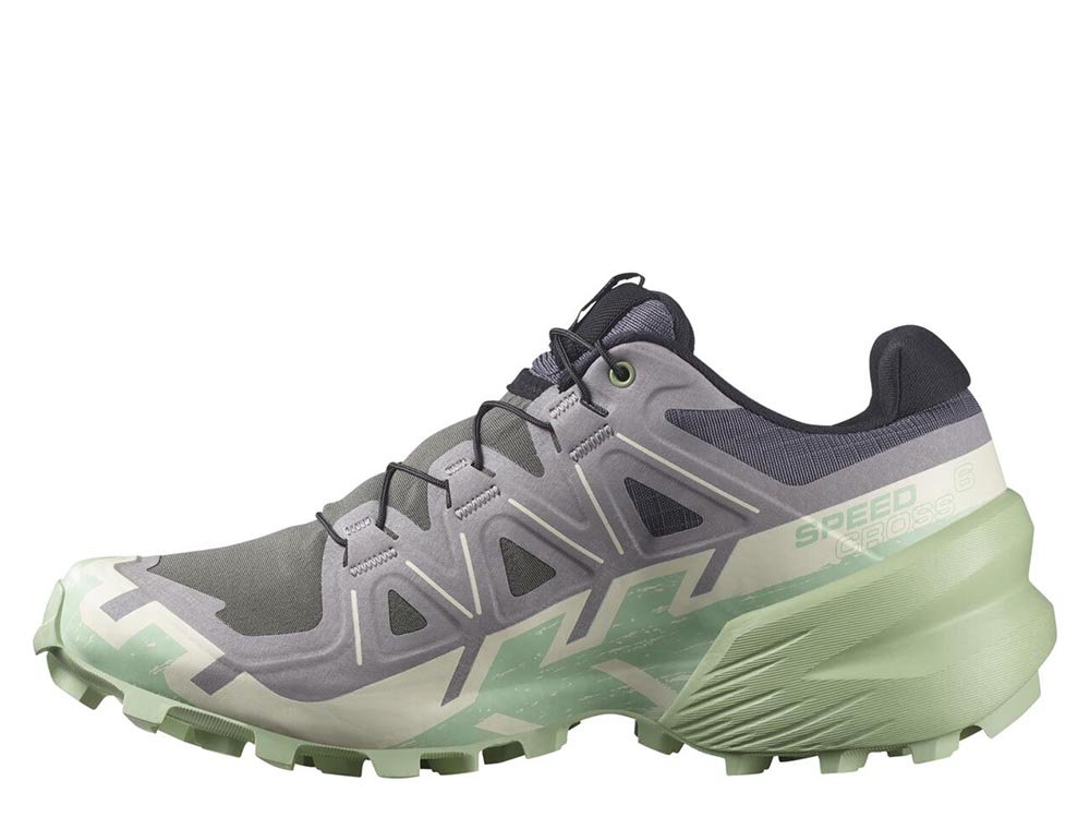 Buty Salomon Speedcross 6 W Szaro-Zielone