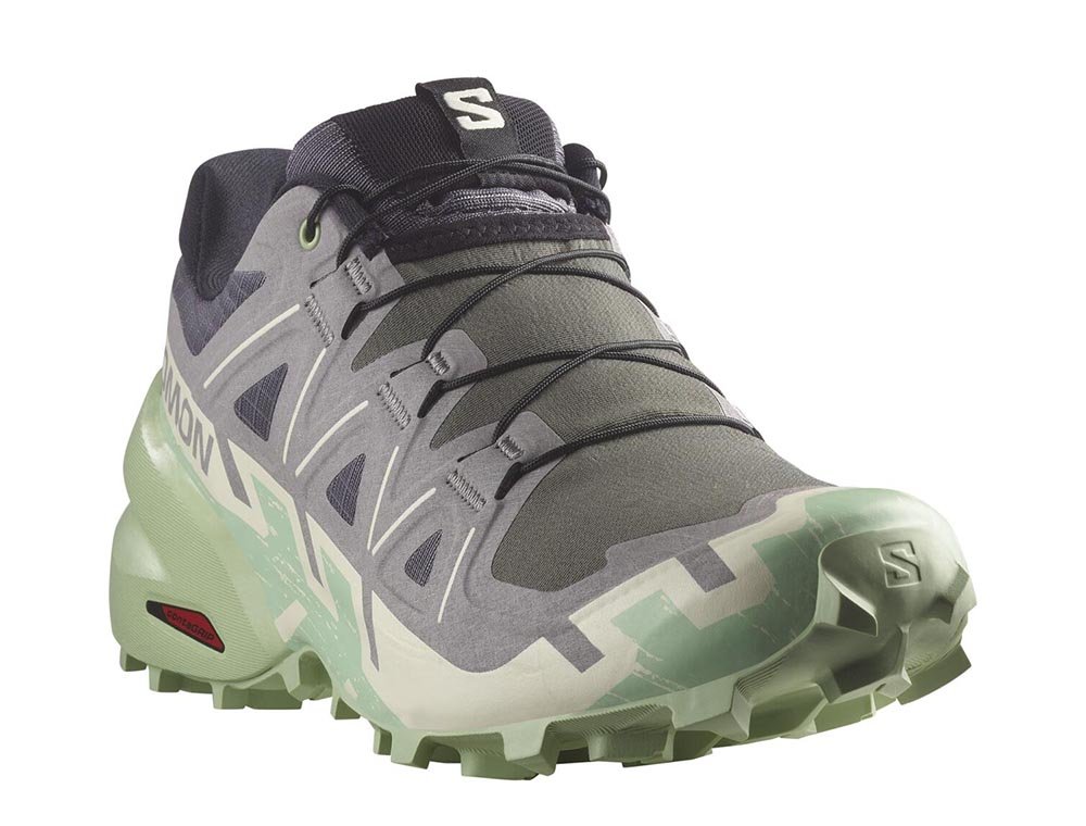 Buty Salomon Speedcross 6 W Szaro-Zielone
