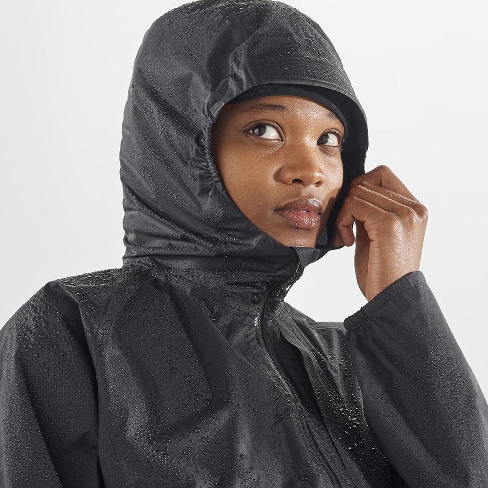 Salomon Bonatti Waterproof Jacket W Czarna